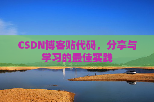CSDN博客贴代码，分享与学习的最佳实践